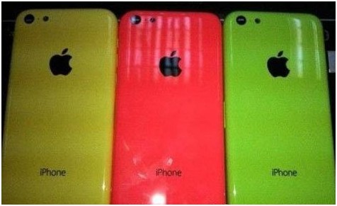 apple with  plastic casing colors